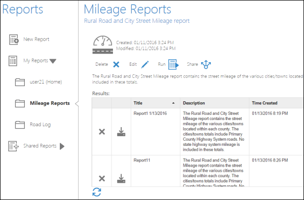 Using report configurations