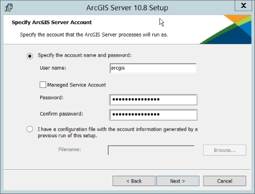 Specify the Specify the