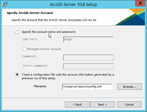 Import a server configuration file Import a server configuration file